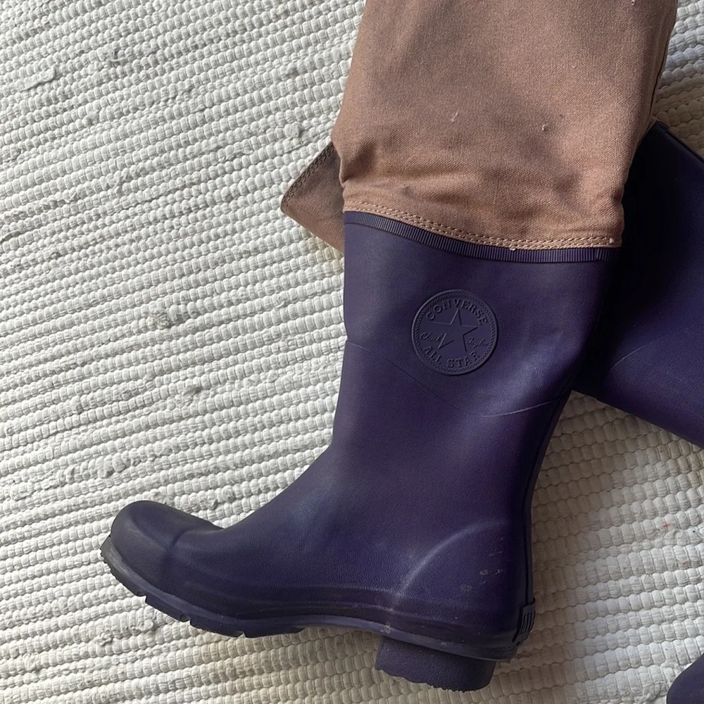Vtg! CONVERSE Chuck Taylor All-Star Fold Down Rain Boots 5